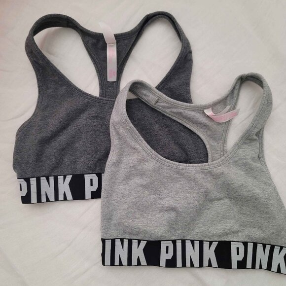 VS PINK Logo Band Racerback Bra Bundle - Picture 1 of 2